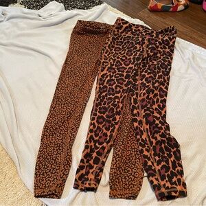 Set of two size medium J Crew leggings.